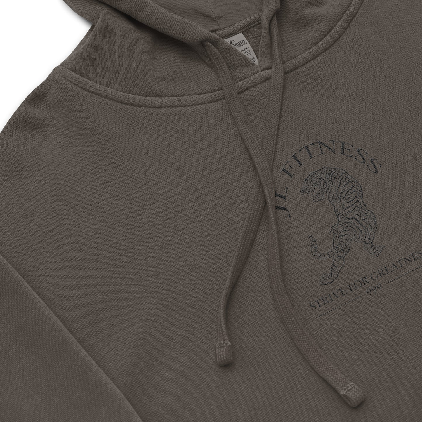 JL Fit pigment-dyed hoodie
