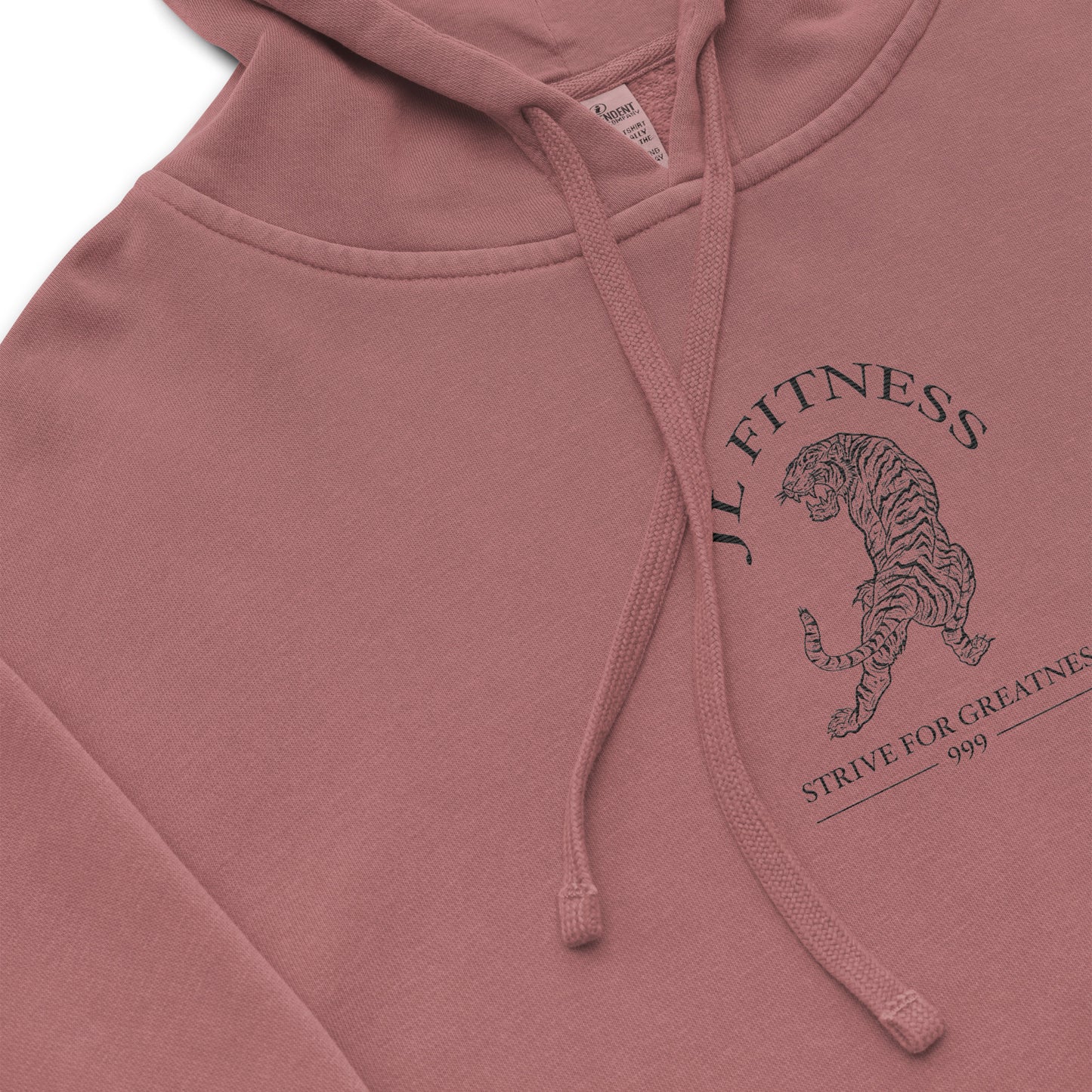 JL Fit pigment-dyed hoodie