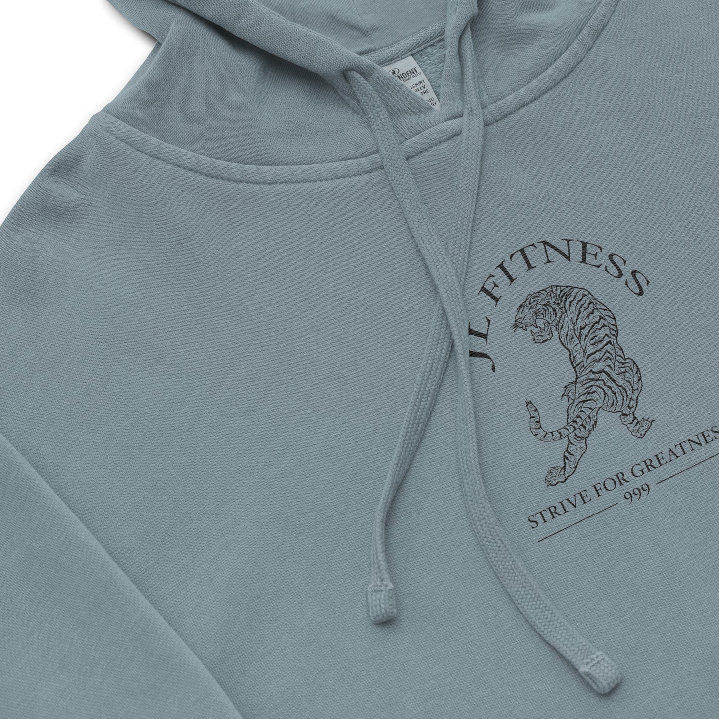 JL Fit pigment-dyed hoodie